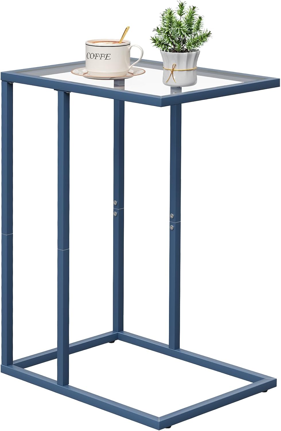 C-Form Beistelltisch, 1PC Blau