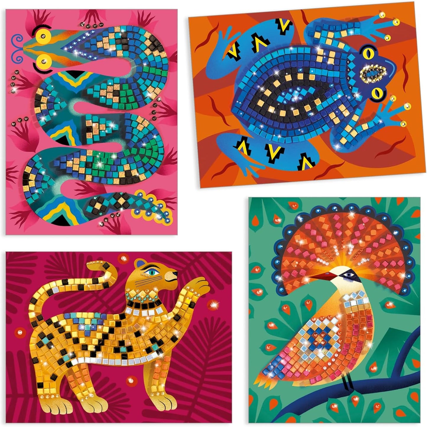 Mosaik-Set Im Herzen des Dschungels