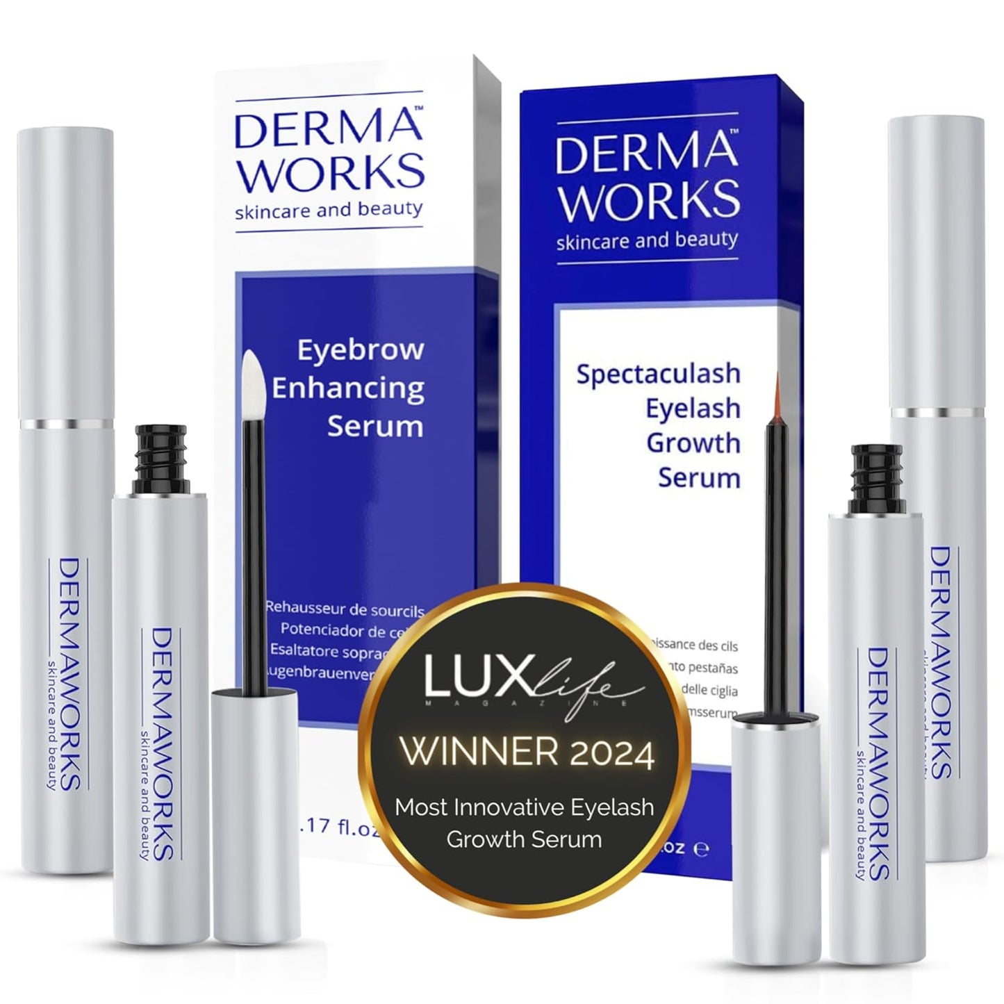 Wimpern- & Augenbrauenserum Duo für schnelles Wachstum
