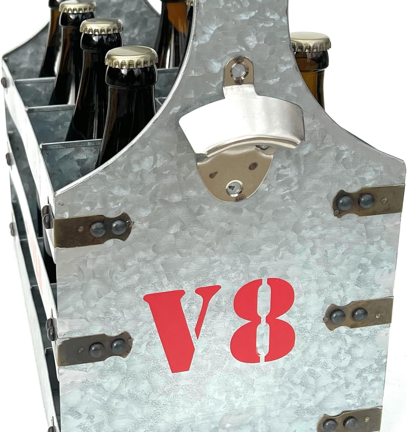 Bierträger mit Öffner V8 Design