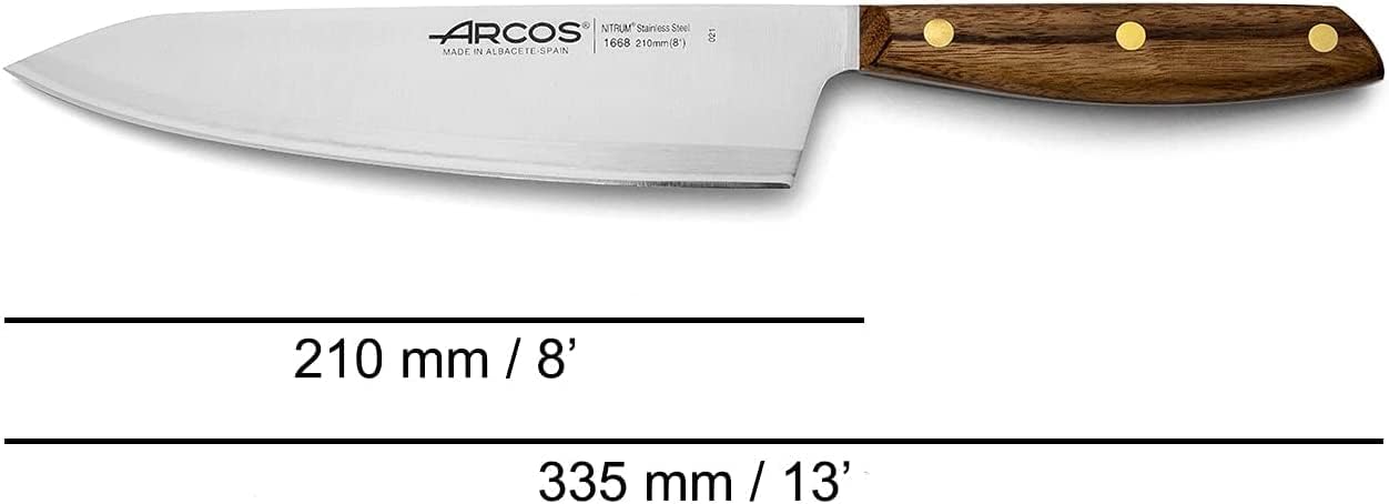 Nordika Küchenmesser-Set, Braun 3 Stücke Küchenmesser-Set