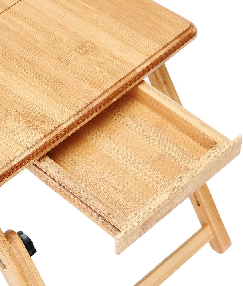 2er-Set höhenverstellbarer Laptoptisch mit Lüftung, 2