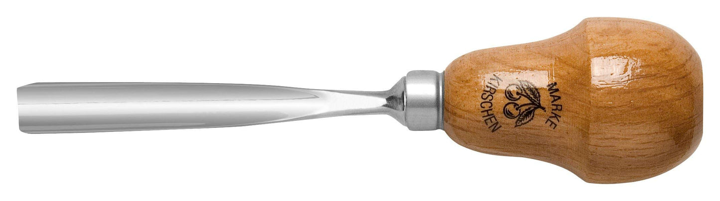 Kerbschnitzbeitel mit Birnenheft 8 mm, 8mm Mehrfarbig