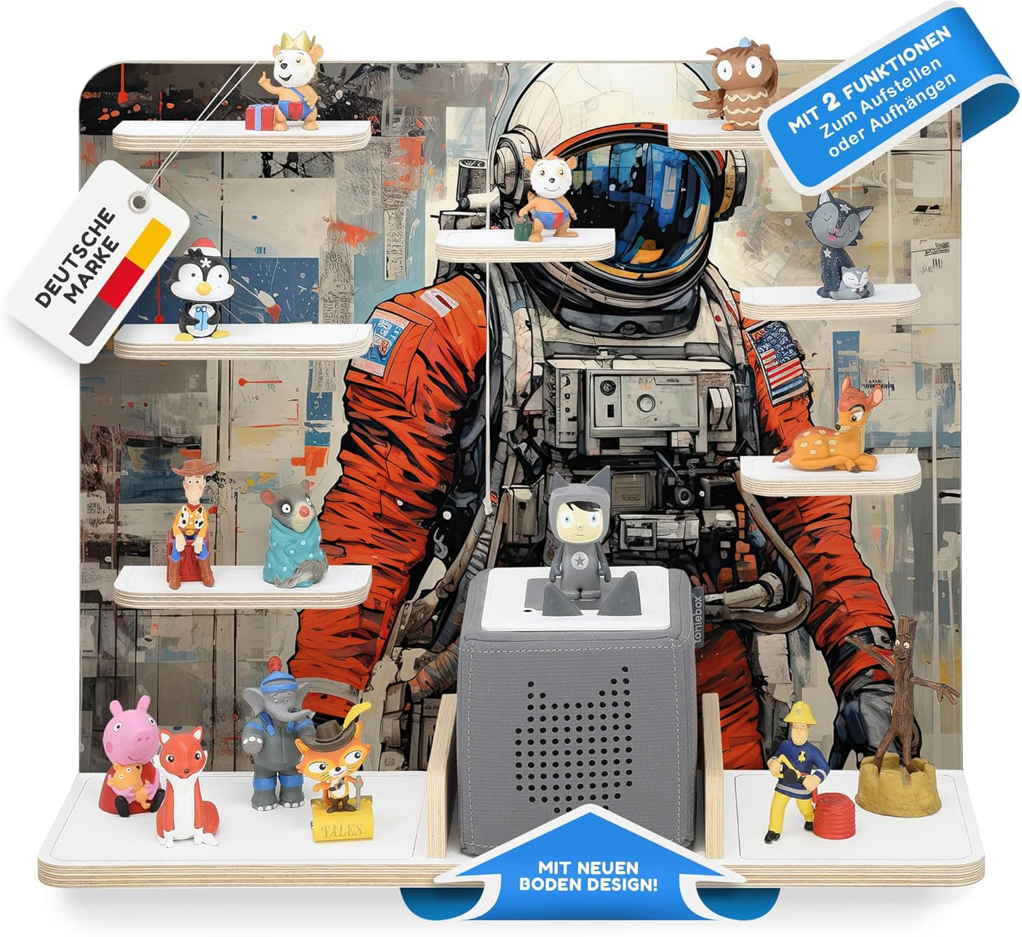 Regal für Toniebox & Tonies Astronaut, Groß Astronaut
