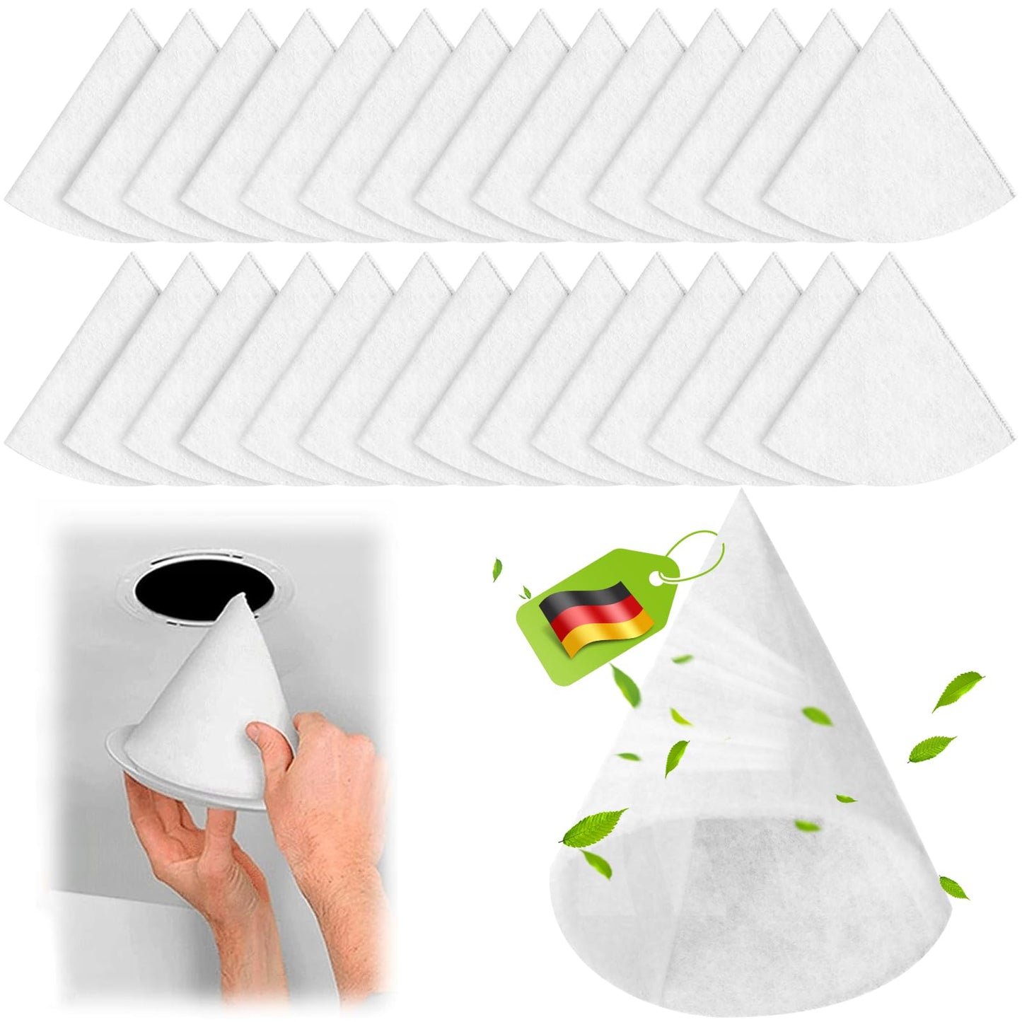 25-teiliges Kegelfilter-Set für Lüftungsanlagen, DN125