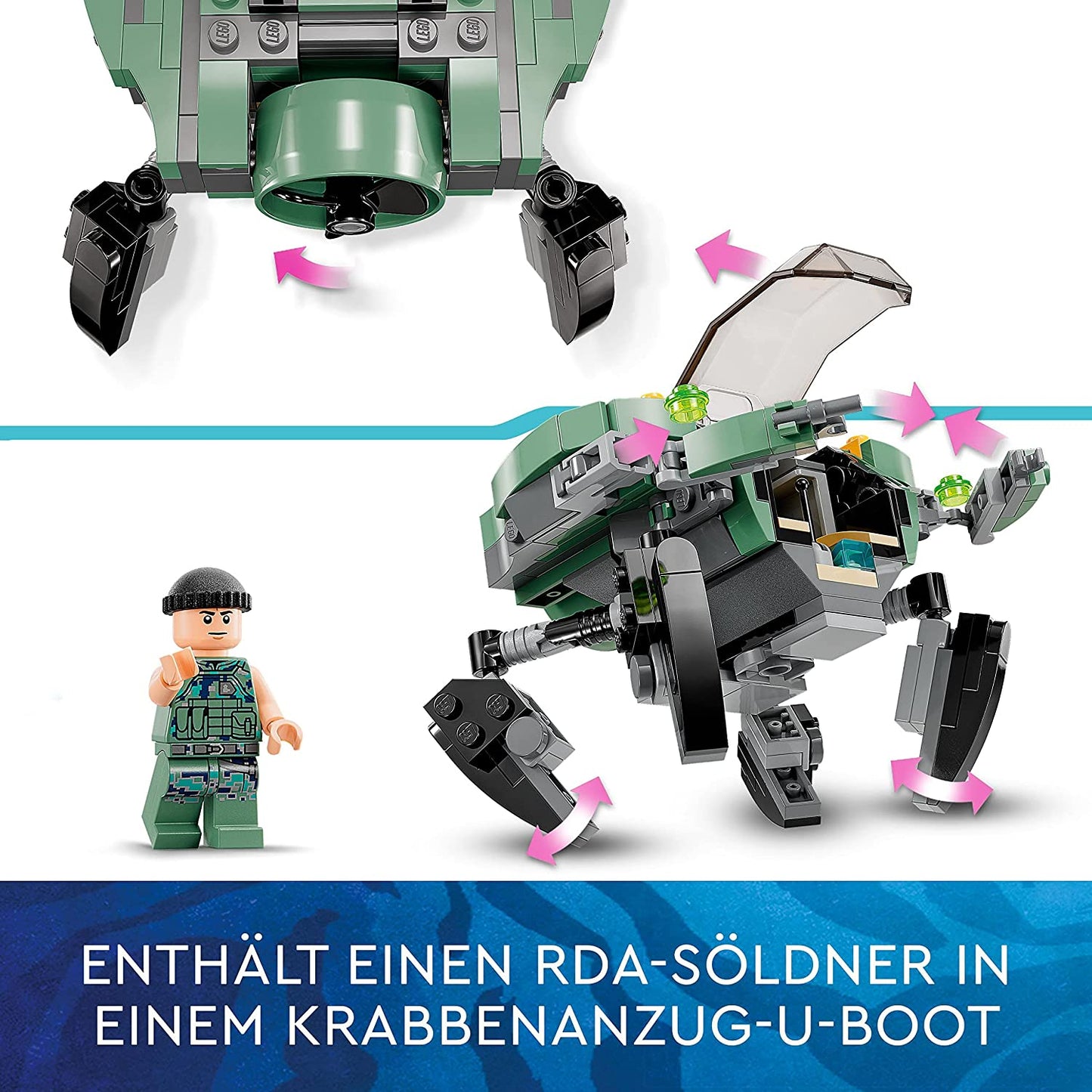 75579 Avatar Payakan der Tulkun und Krabbenanzug, Konstruktionsspielzeug, Single