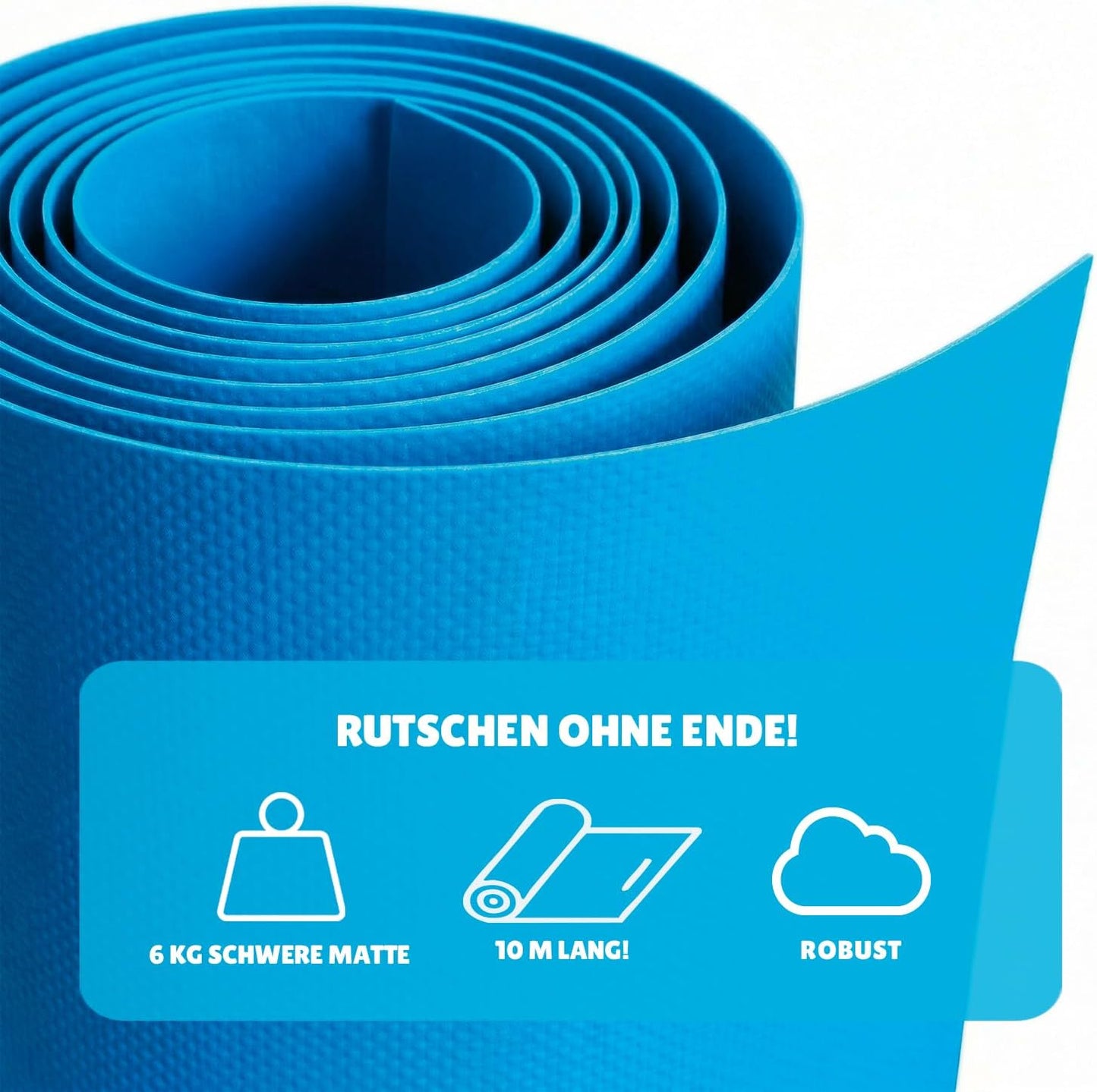 XXL Wasserrutschmatte-Set (20 m) mit Naturseife, 2 Slip'n Slide + Seife