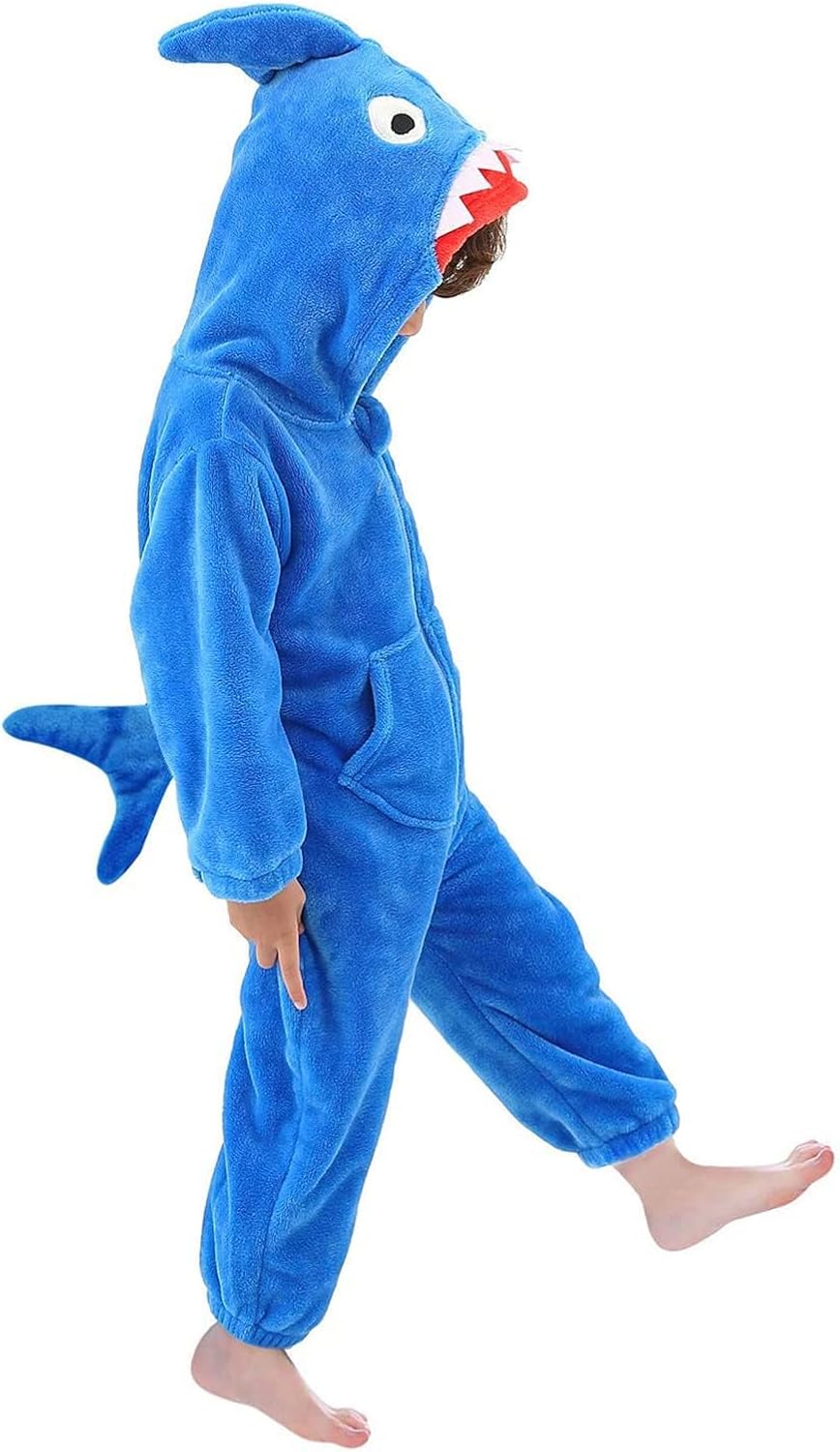 Kinder Hai-Kostüm, 4-6 Jahre Blau