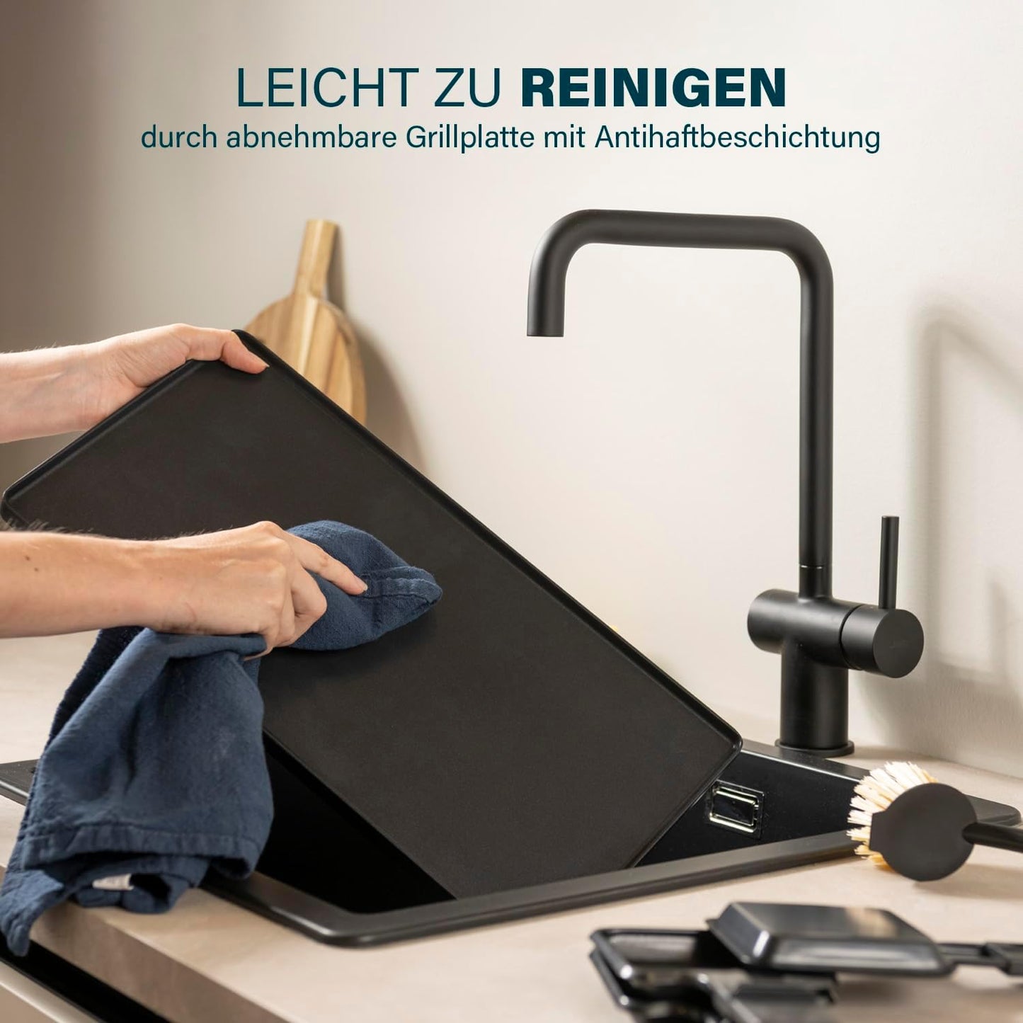 Raclette- und Teppanyaki Grill für 8 Personen, 8 personnes Raclette Grill Plancha