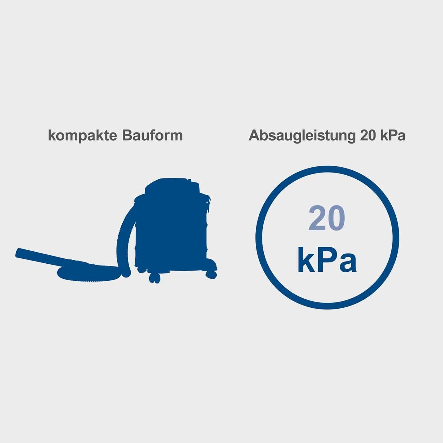Aschesauger AVC20 mit Filterreinigung (1200W)