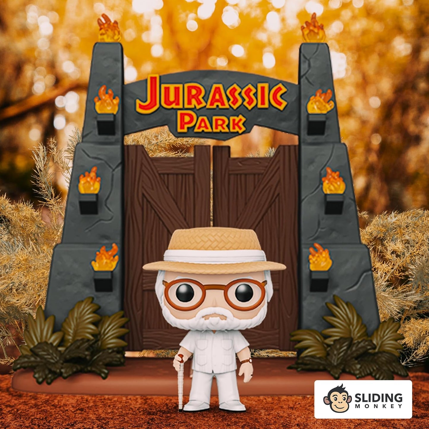 Pop ! Town : Jurassic Park John w/Gates (30) EXM