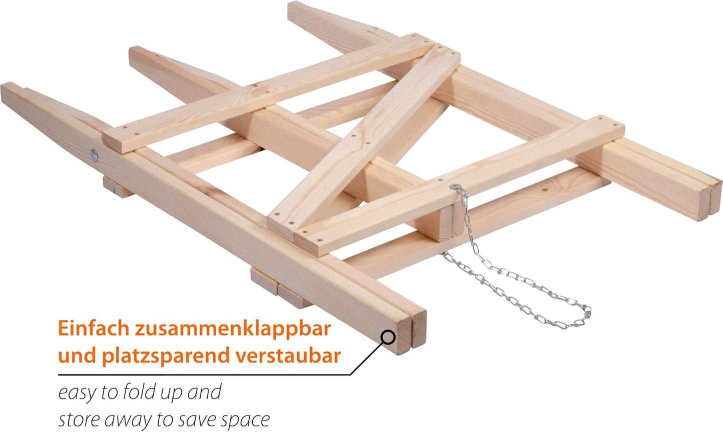 Klappbarer Sägebock für Kaminholz