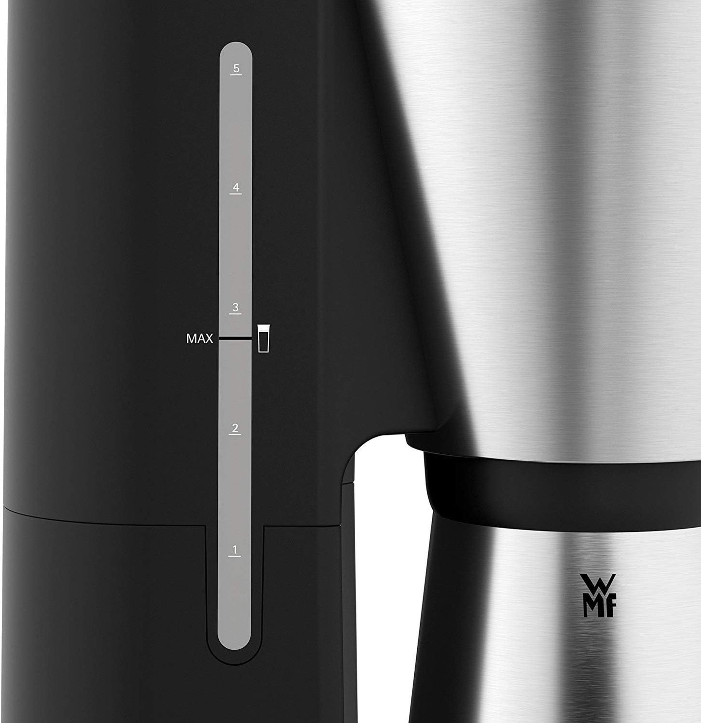 Küchenminis Aroma Filterkaffeemaschine mit Timer, Silber, Single