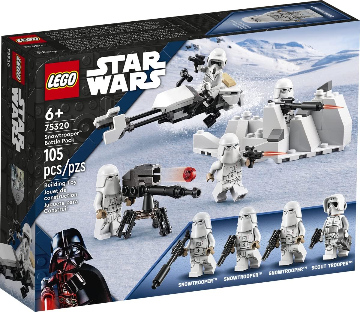 2er-Lego Set: Snowtrooper Battle Pack (75320) & "AT-ST" (30495)