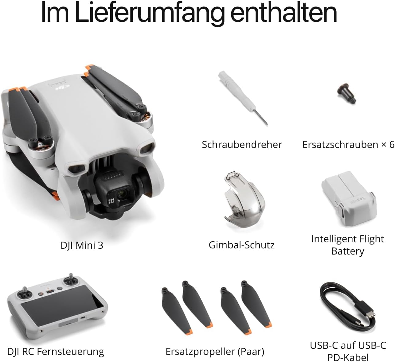 Mini 3 mit RC Controller, Mini 3 (DJI RC) (C0) Standard