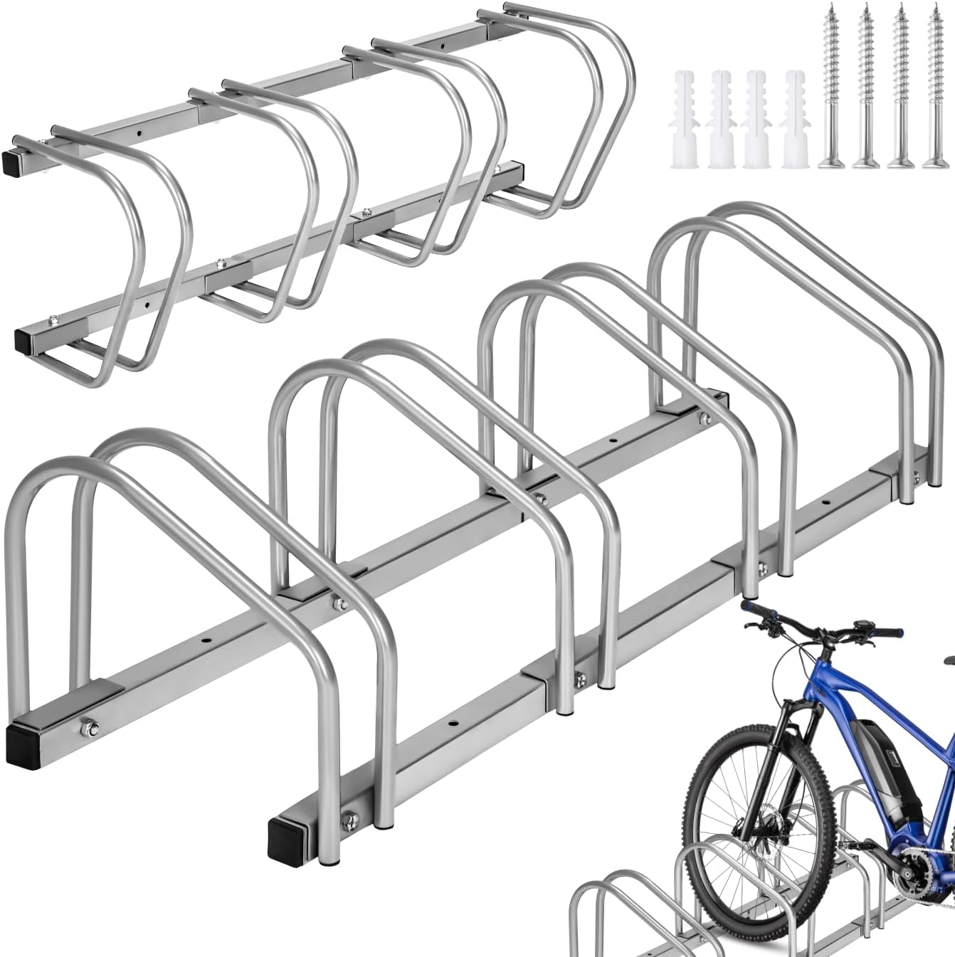Fahrradständer, für 4 Fahrräder