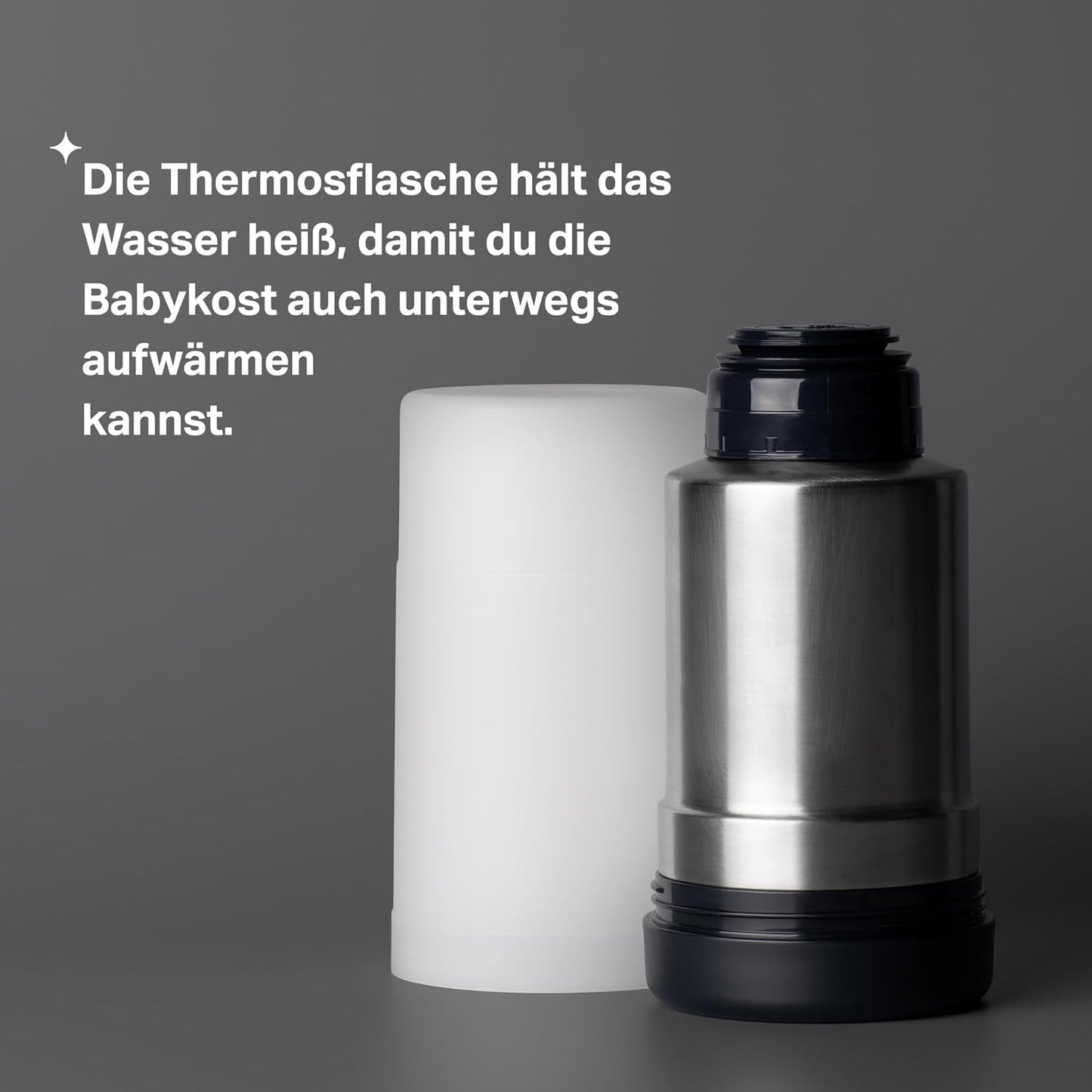 Tragbarer Babyflaschen- und Nahrungswärmer