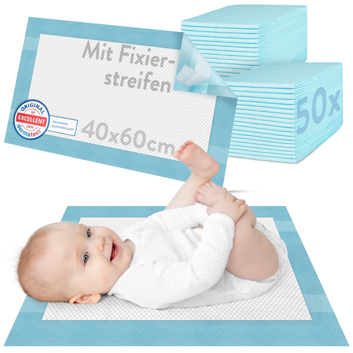 Hautfreundliche Einweg-Wickelunterlagen, 100 Stück, 100 Stück