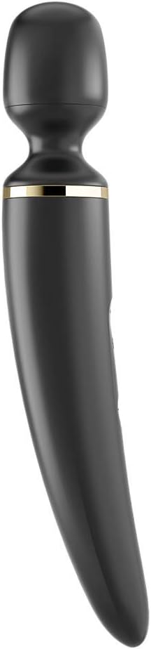 Wand-er Woman Massagestab mit 50 Vibrationsmodi, Schwarz 1 Stück (1er Pack)