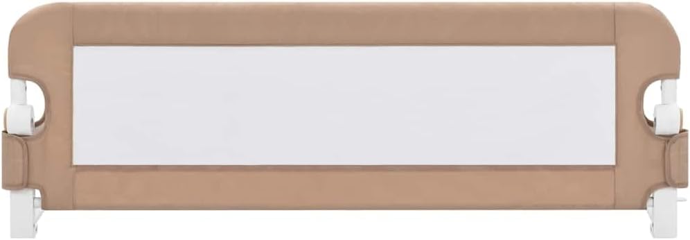 Bettschutzgitter für Kinderbett, 120 x 42 cm Braun