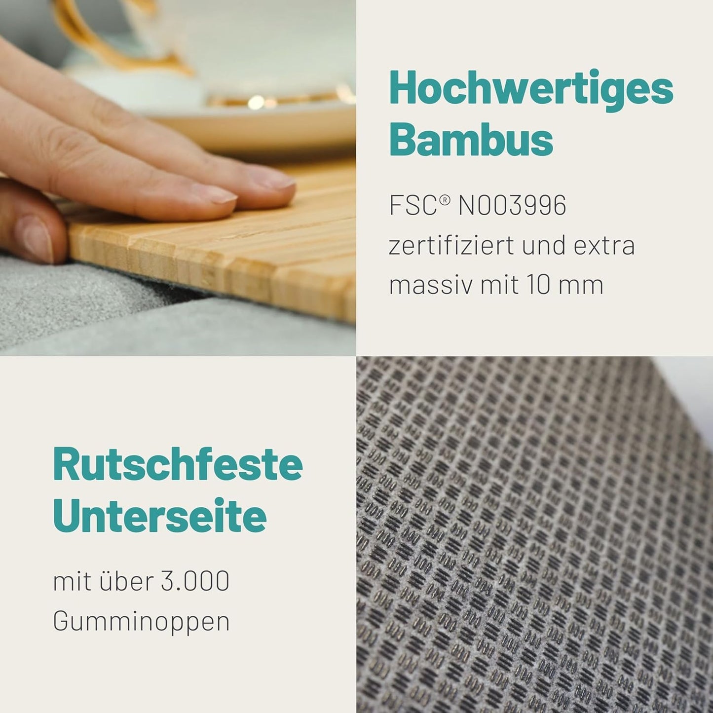 Sofatablett, L (mit Kork)