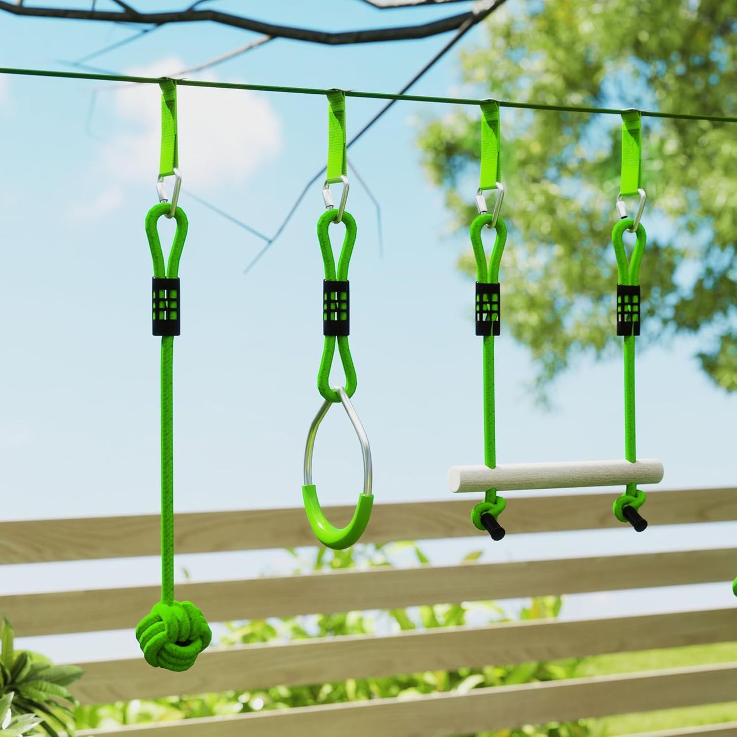 Ninja Slackline Hindernisparcours-Set