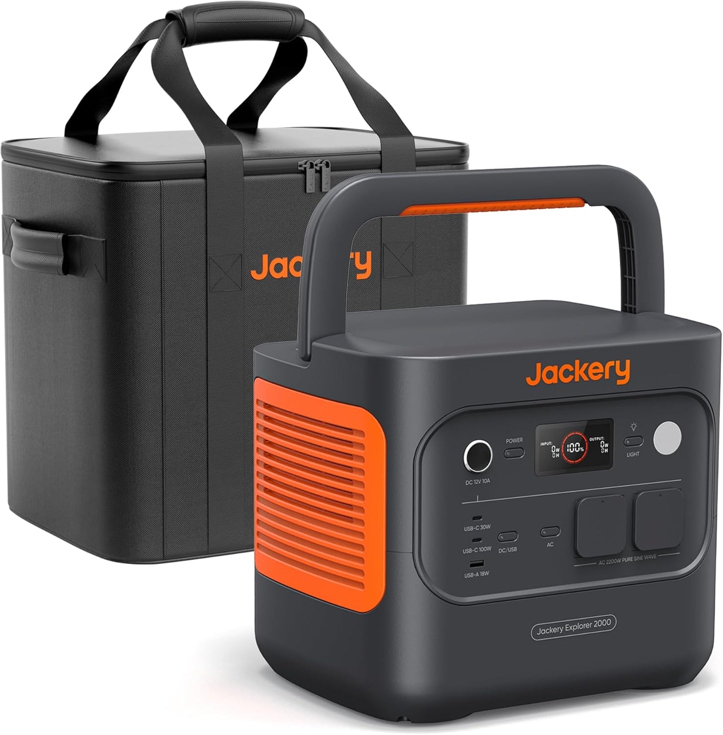 Tragbare Powerstation E2000 V2 mit Tragtasche, E2000 V2+L Tragtasche