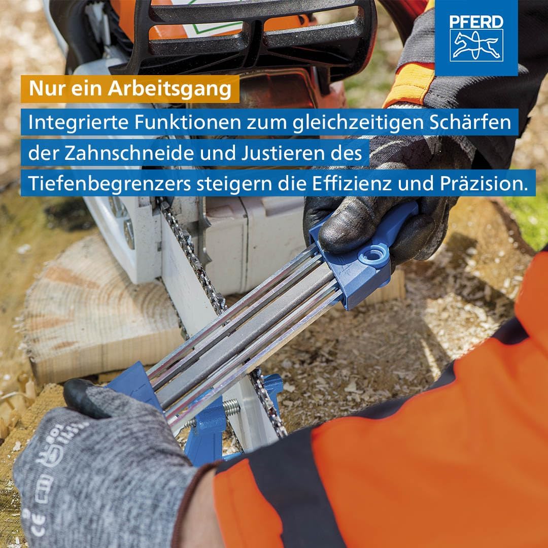 Kettensägeschärfgerät CHAIN SHARP CS-X, Kettensägeschärfgerät Feilen ⌀ 5,16 mm