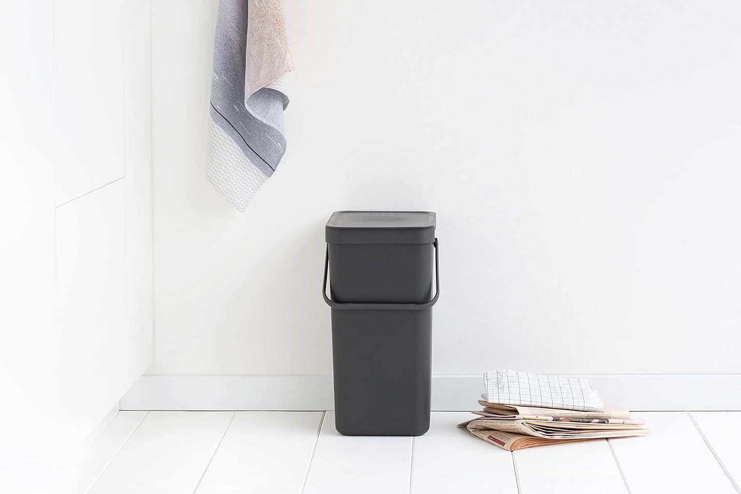 Sort & Go Mülleimer, Grey 16 Liter