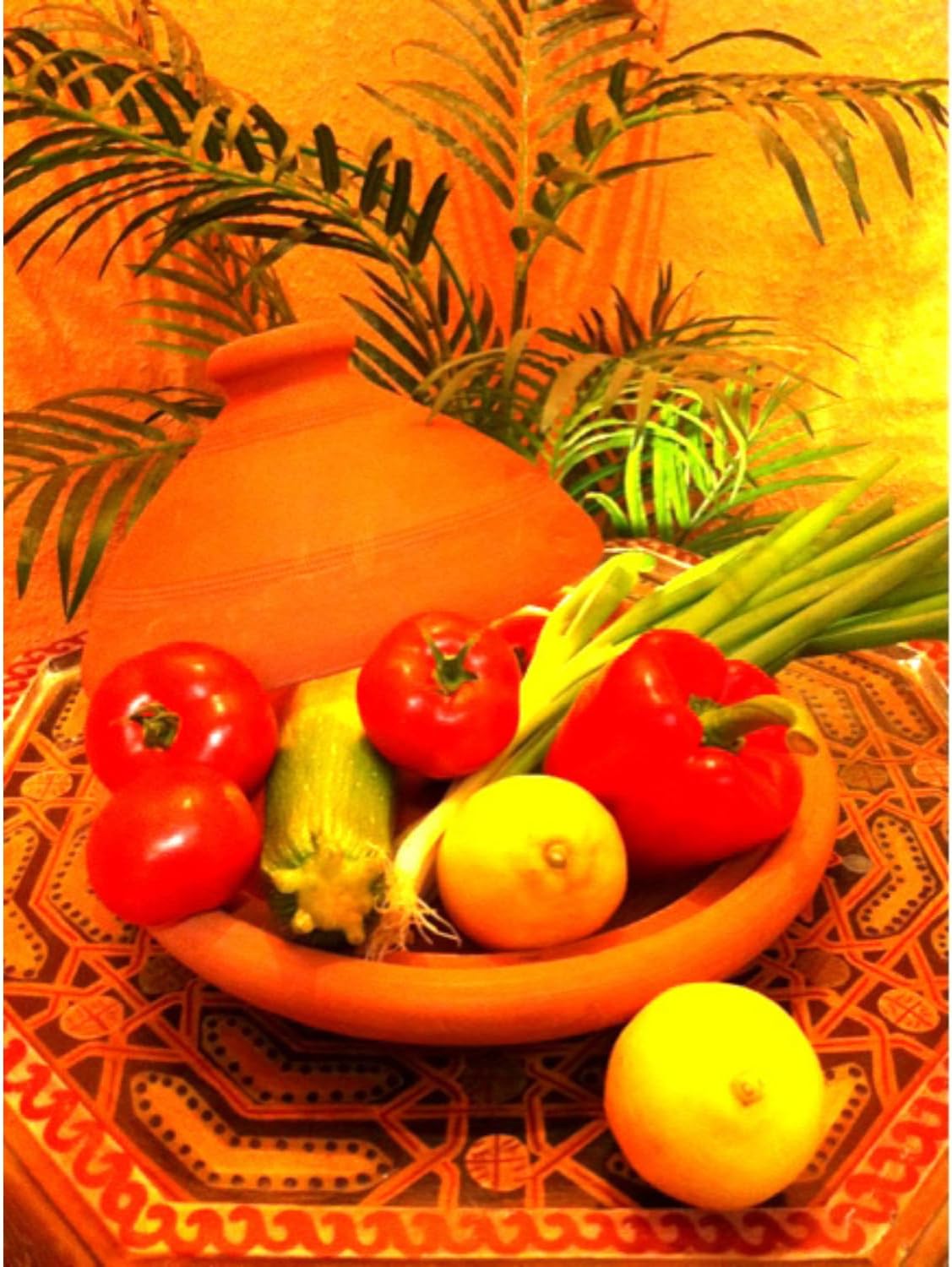 Marokkanische Tajine mit Stövchen (30 cm)