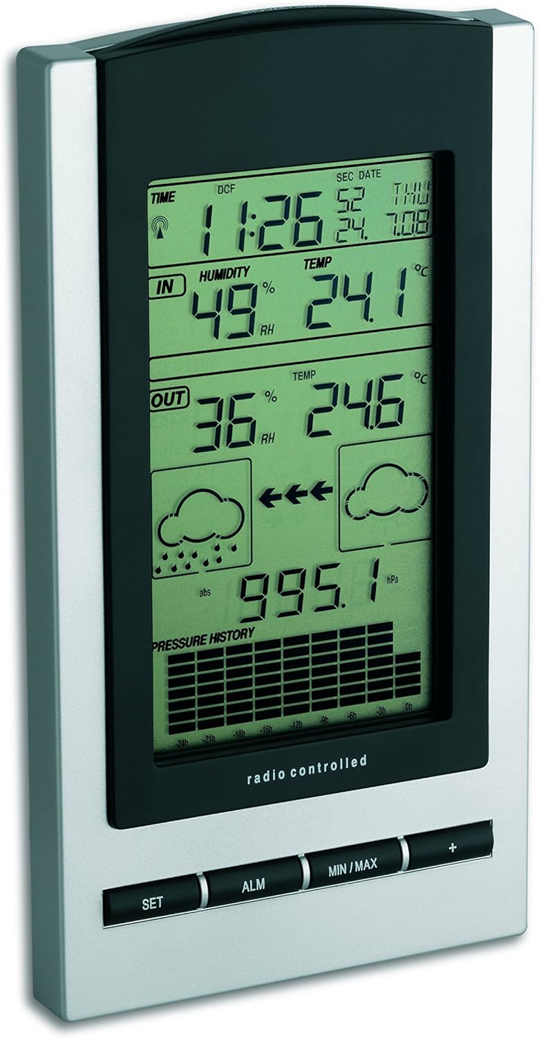 Funk-Wetterstation Gaia, schwarz