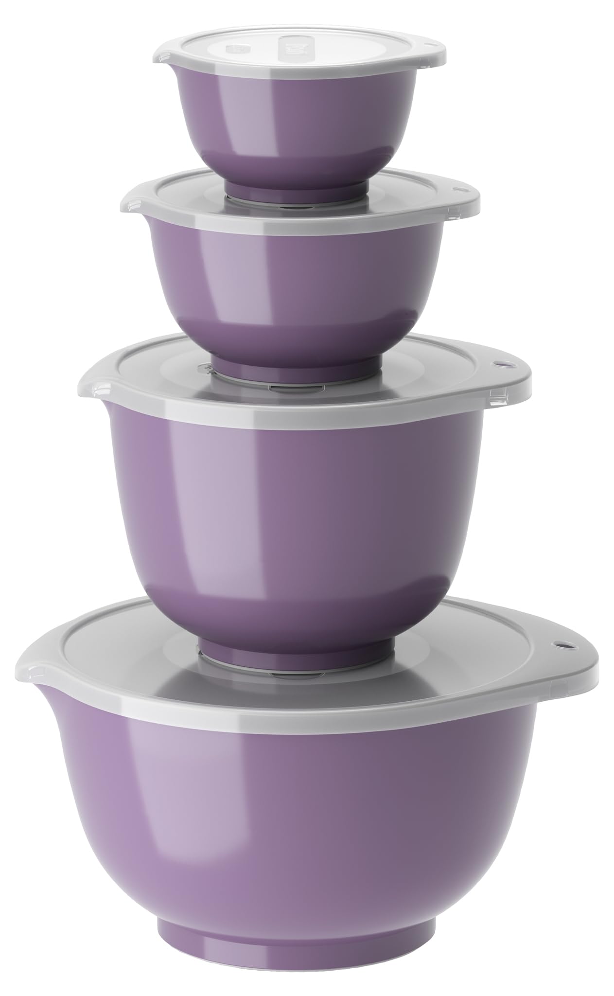 Rührschüssel-Set Margrethe mit Deckeln, 0,25 liter Lavender