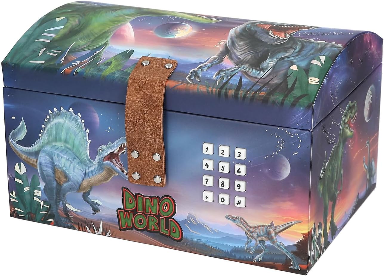 Dino World - Schatztruhe im Dino Design