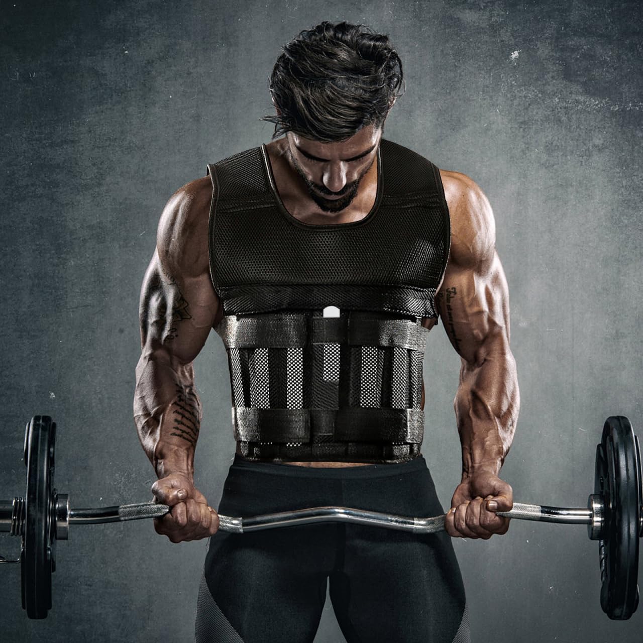 Gewichtsplatten-Set für Fitness & Krafttraining (10 Stück)