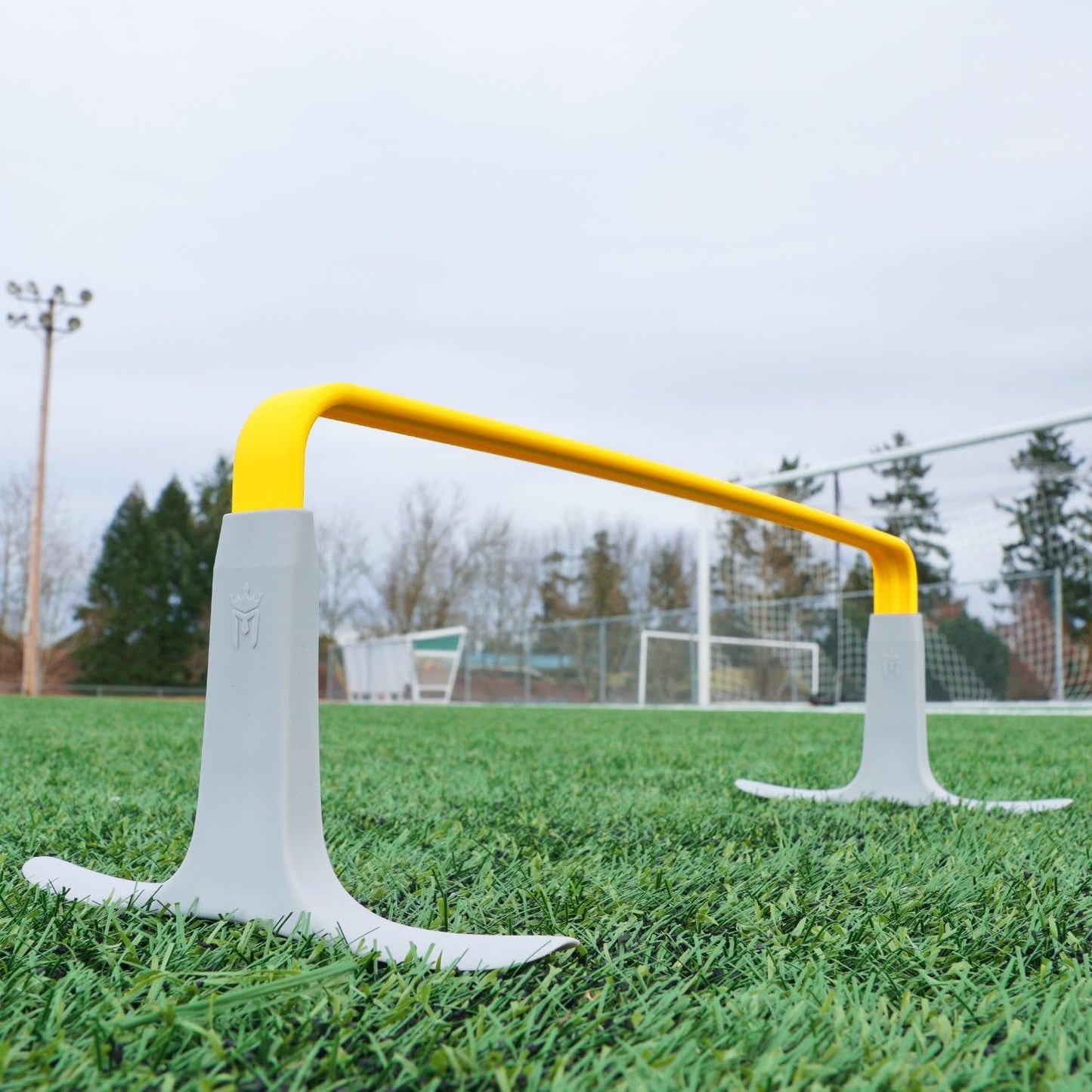 6-teiliges Agility-Hürden-Set für Geschwindigkeitstraining, Leuchtgelb 6" Hürden – 6er-Pack mit Tragetasche