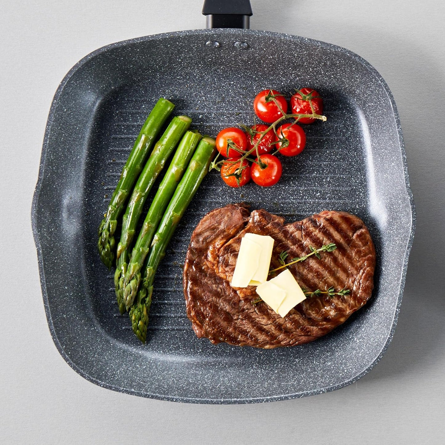 Metalllic Marble Grillpfanne, 28 cm Grillpfanne