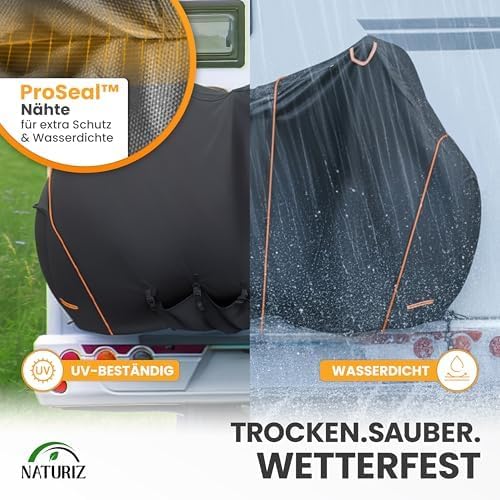 Veloschutzhülle mit Spannseil, 2 Fahrräder