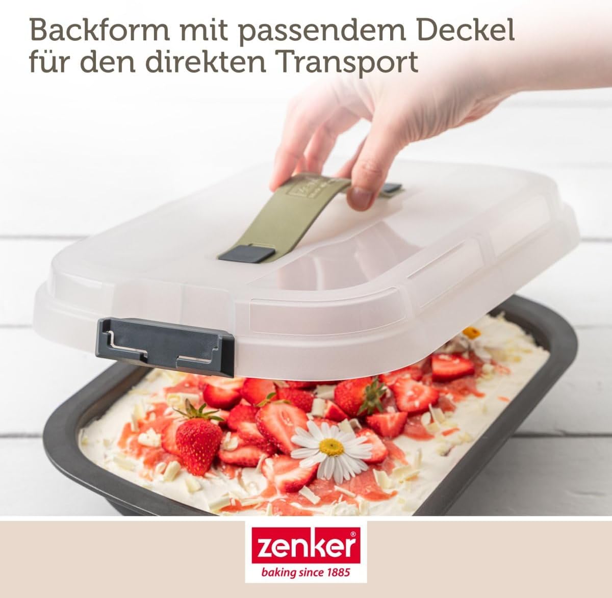 Click&Go Auflaufform mit Haube, Dessert- und Auflaufform mit Haube