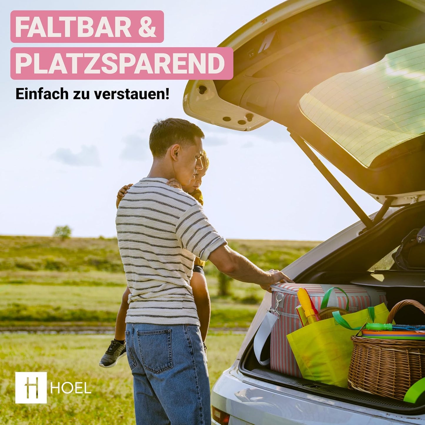 Faltbare Kühltasche, 30L, 30L Candy