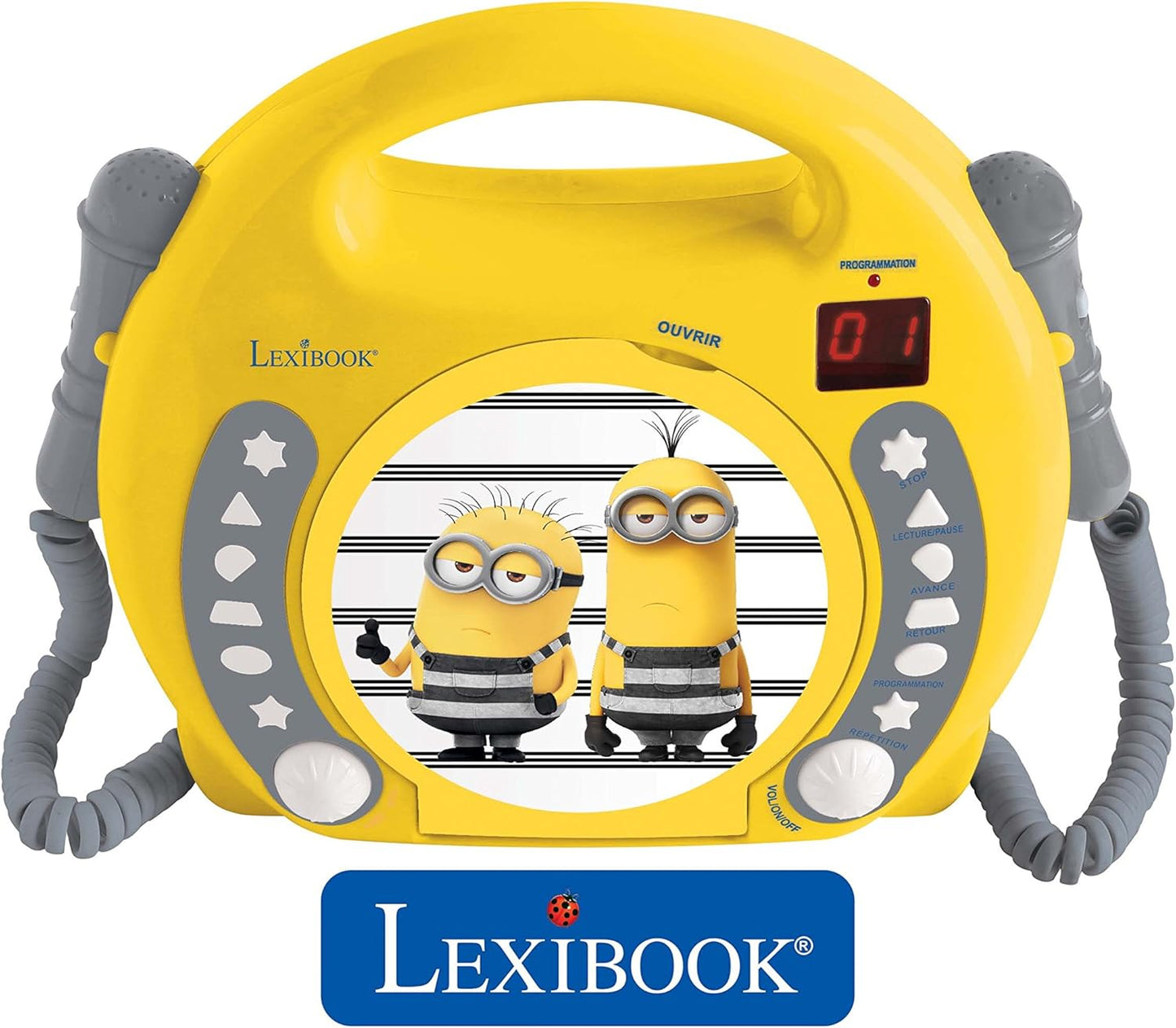 CD-Player mit Mikrofone Minions, Ich - Einfach unverbesserlich