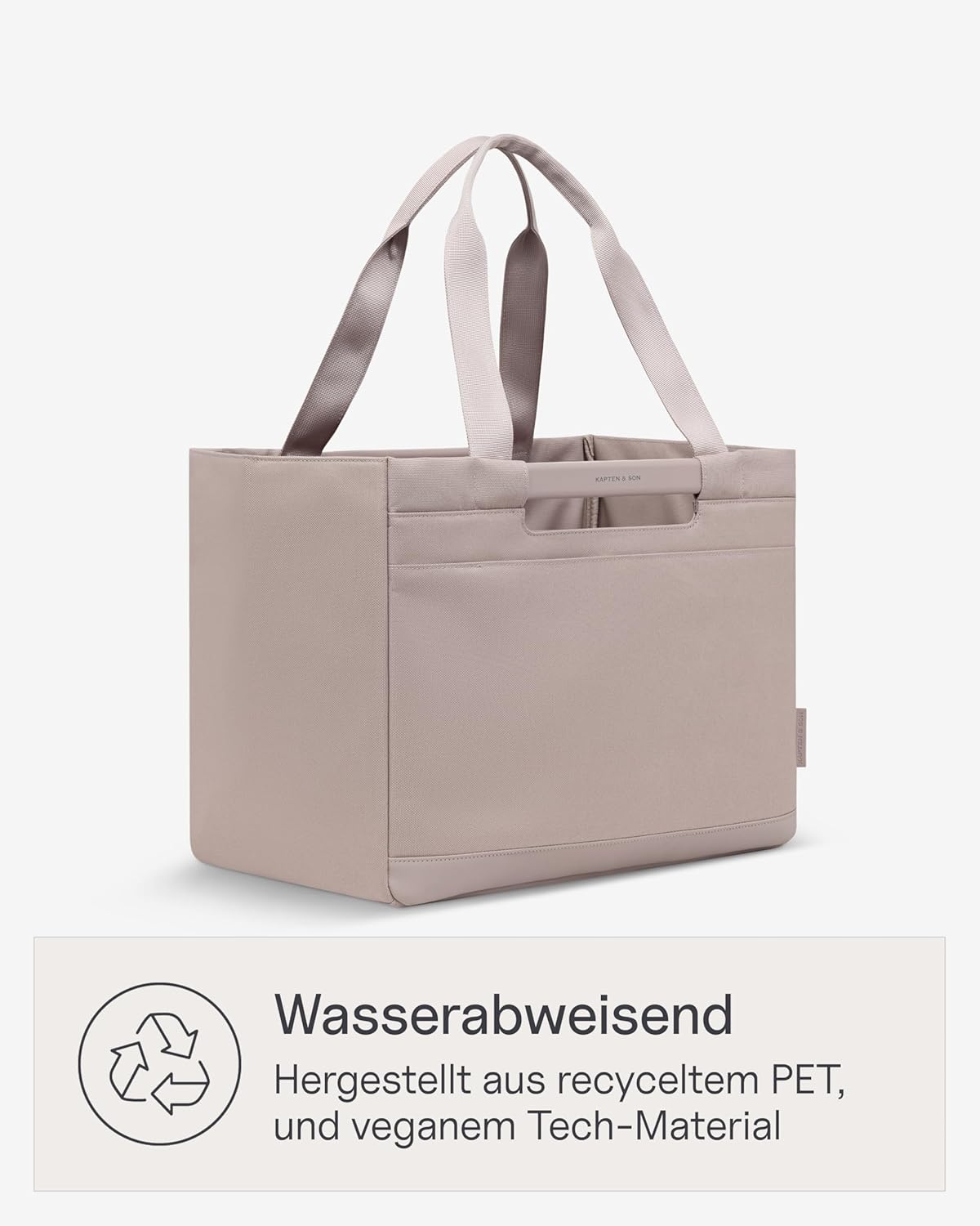 Faltbarer Einkaufskorb, 25 L, Muted Rose