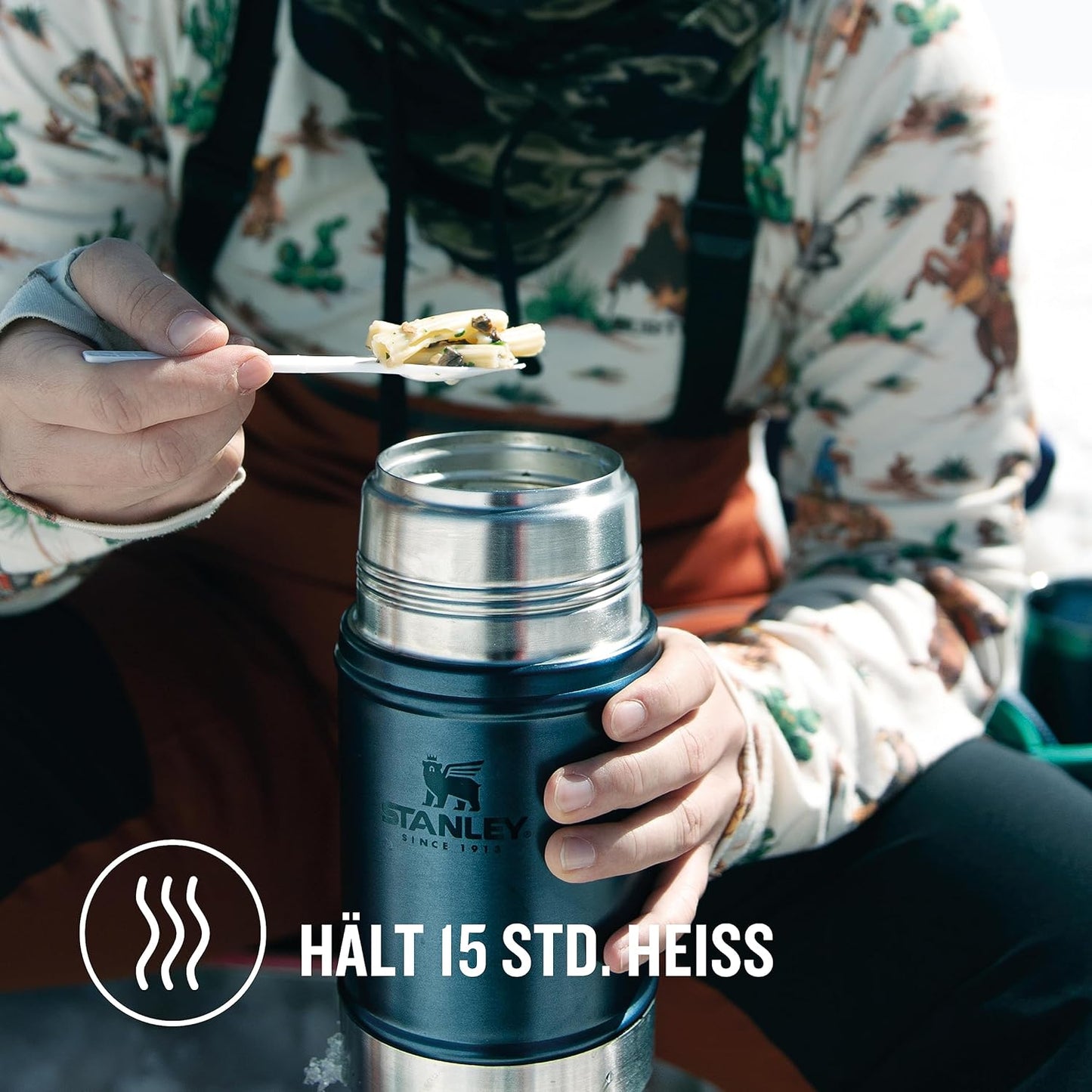 Thermobehälter für Essen, 0.94L / Matte Black