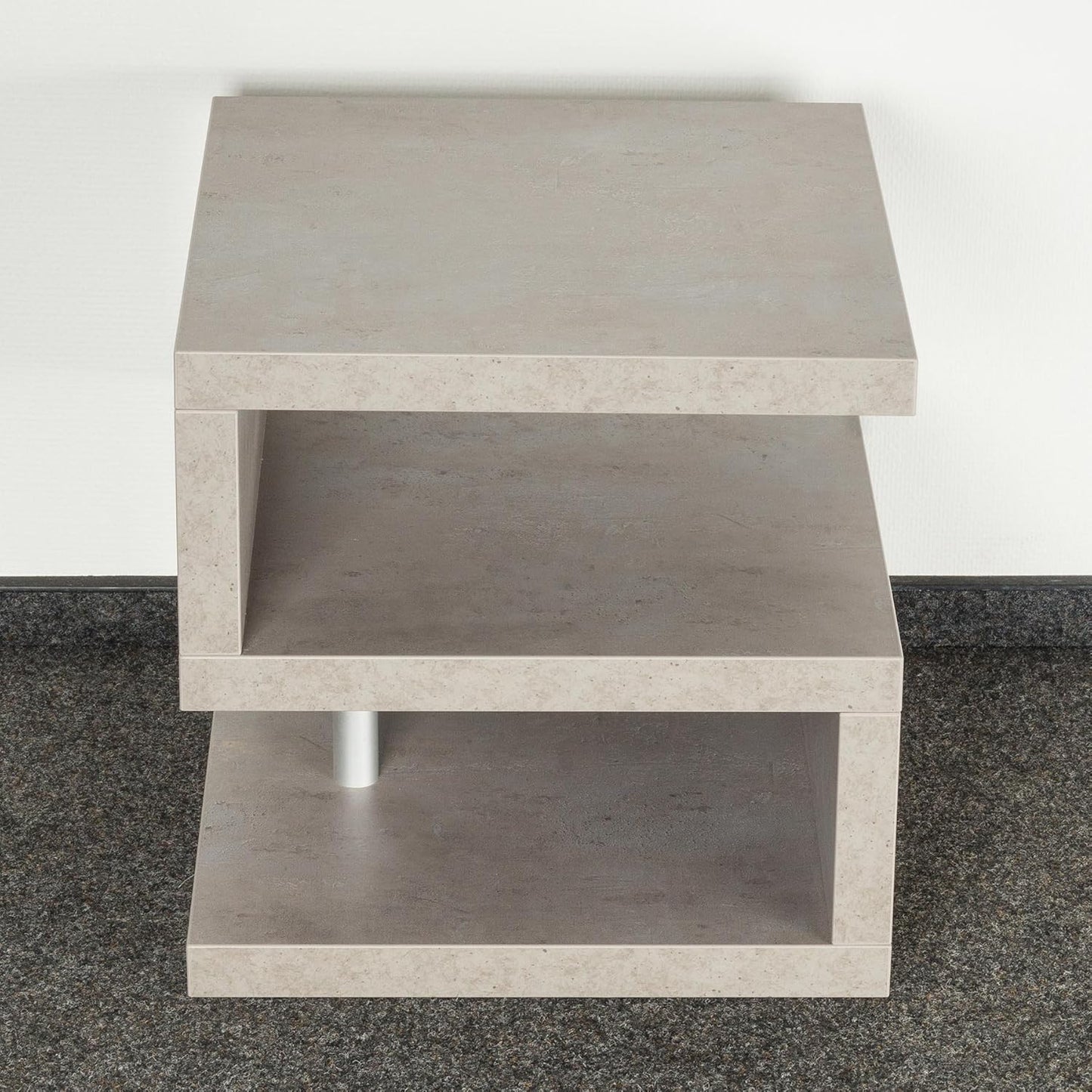 Couchtisch Sigi in Betonoptik (44 x 44 x 44 cm), Betonoptik