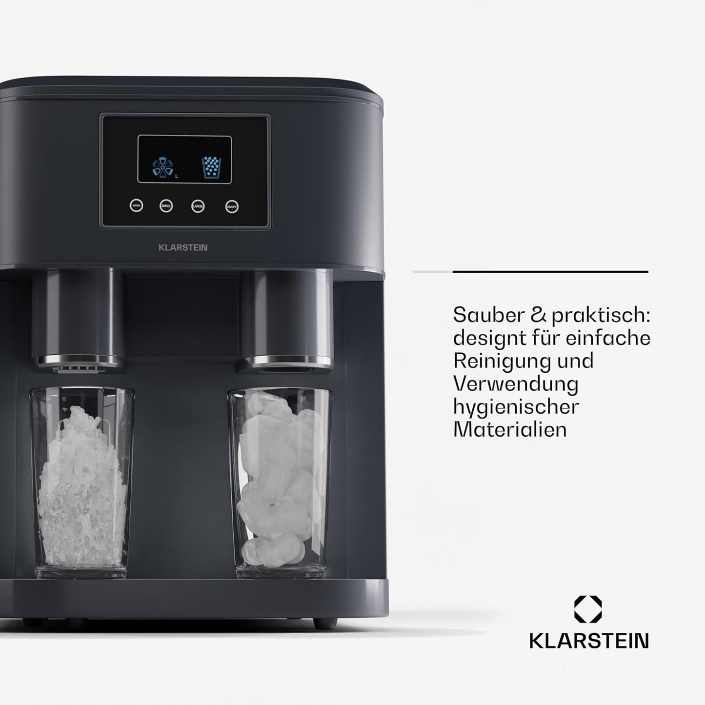 Eiswürfelmaschine, NEO Schwarz