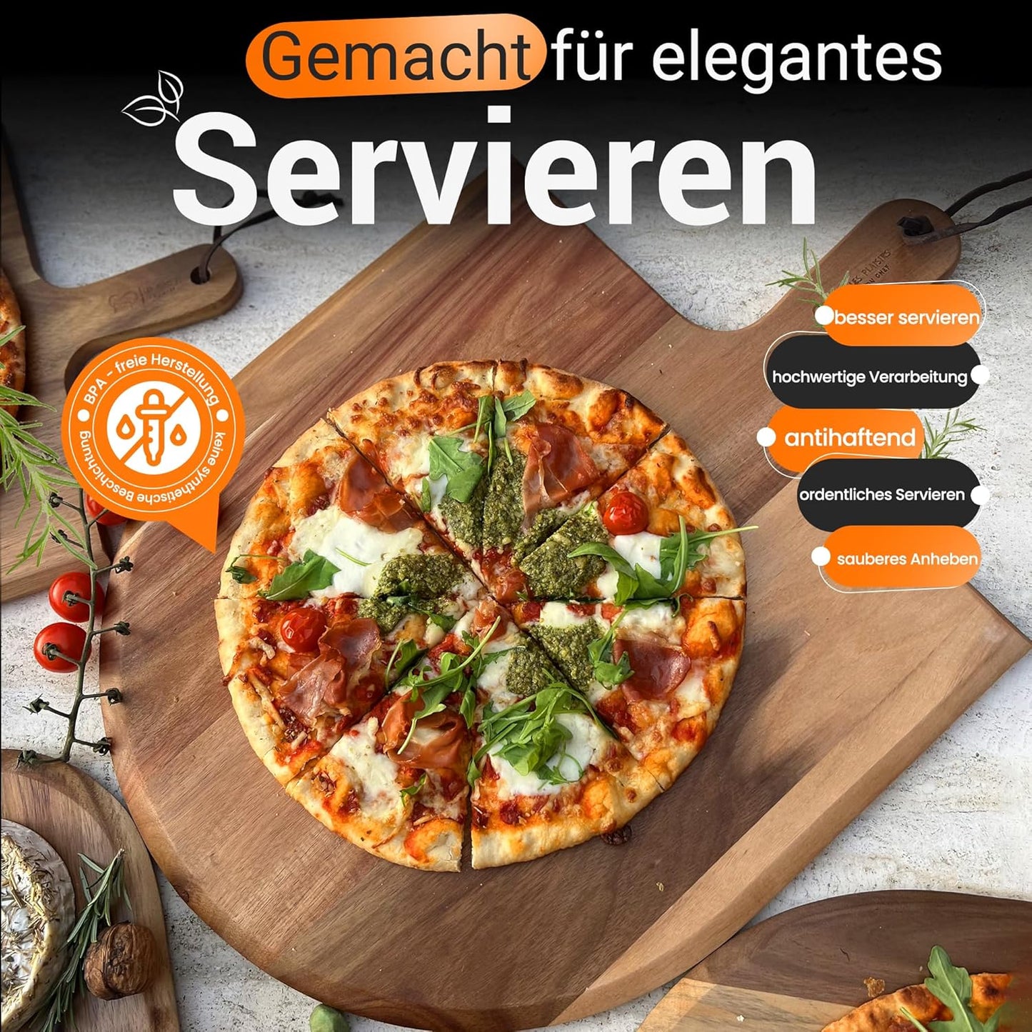 Pizzaschieber und -brett, XX-Large