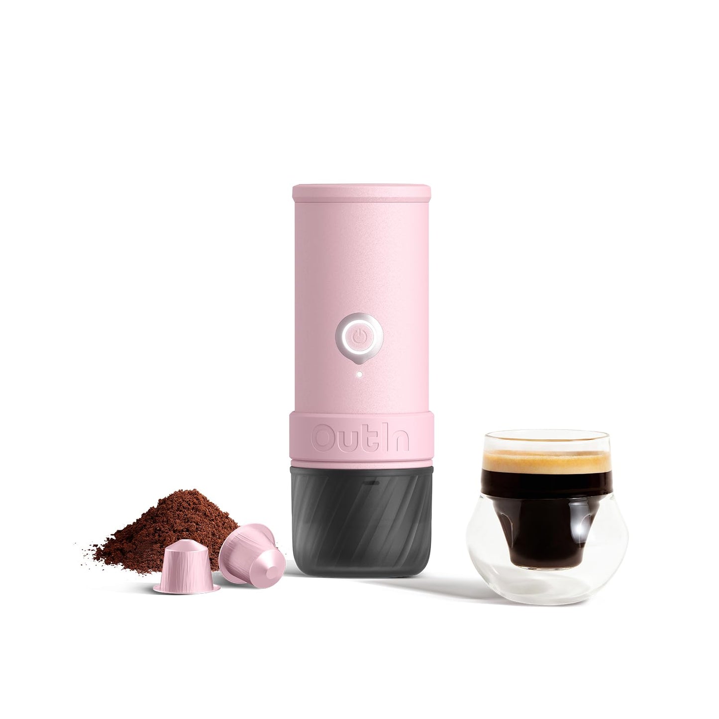 Tragbare Espressomaschine, Rose Clay