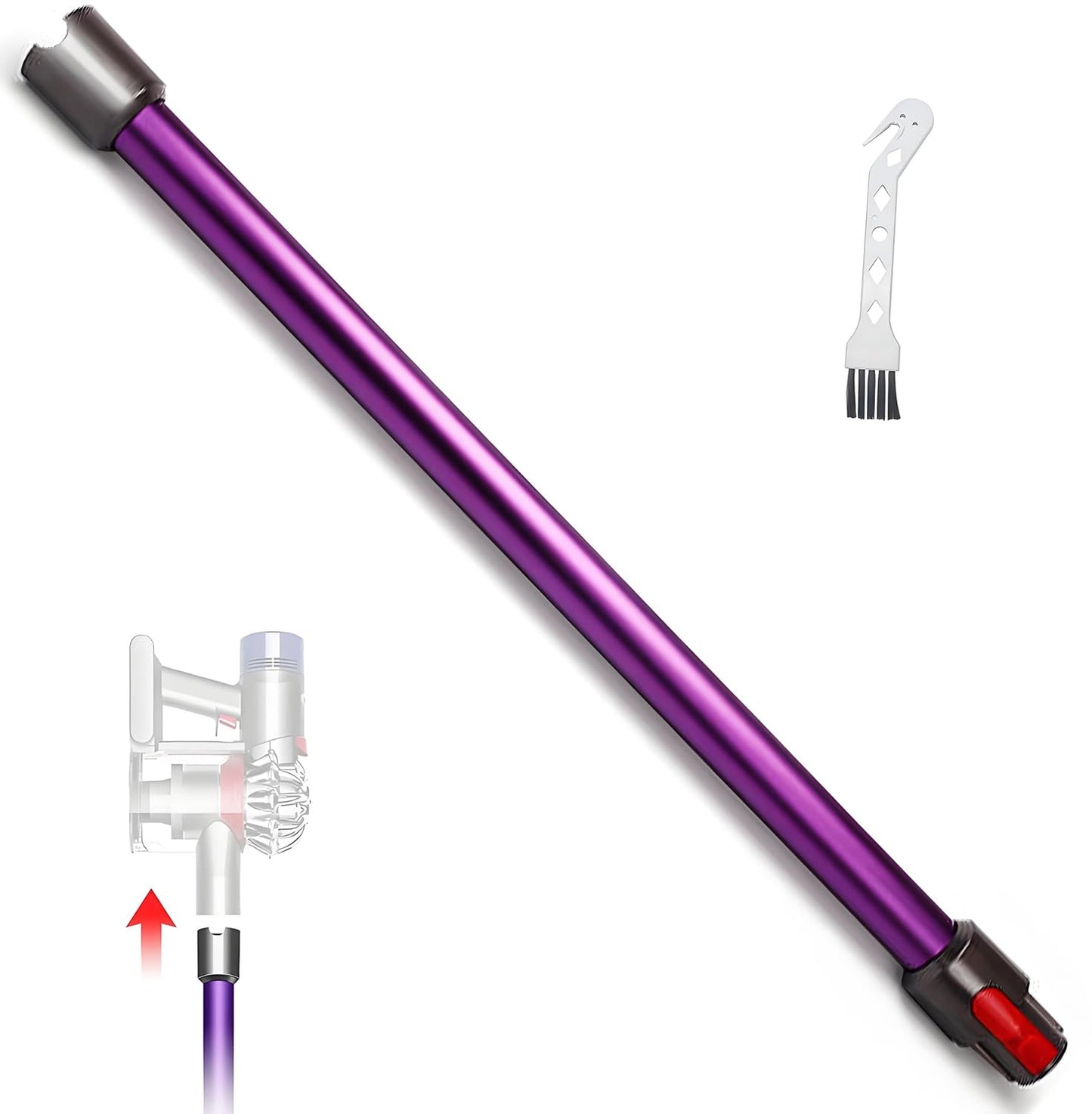 Staubsauger-Verlängerungsrohr, Violett