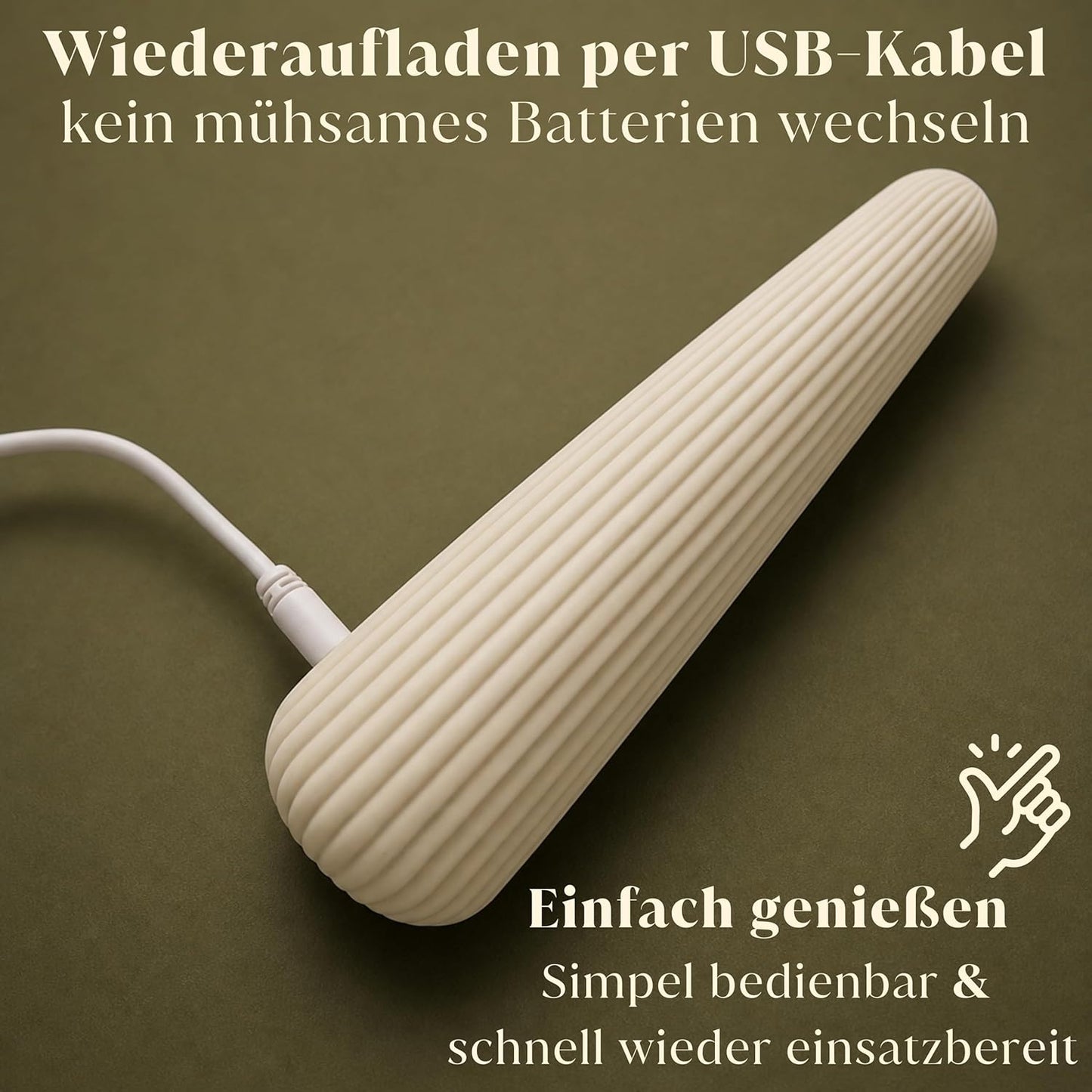 Auflegevibrator, 10 Modi, wasserdicht