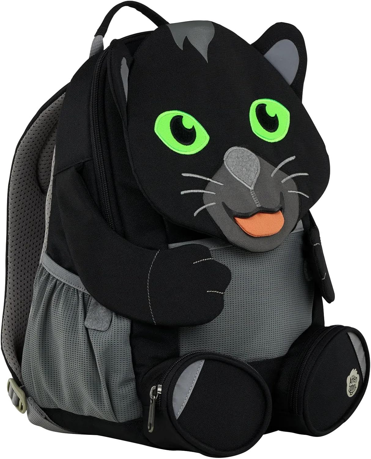 Kinderrucksack Grosser Freund, 8 L Panther - Schwarz