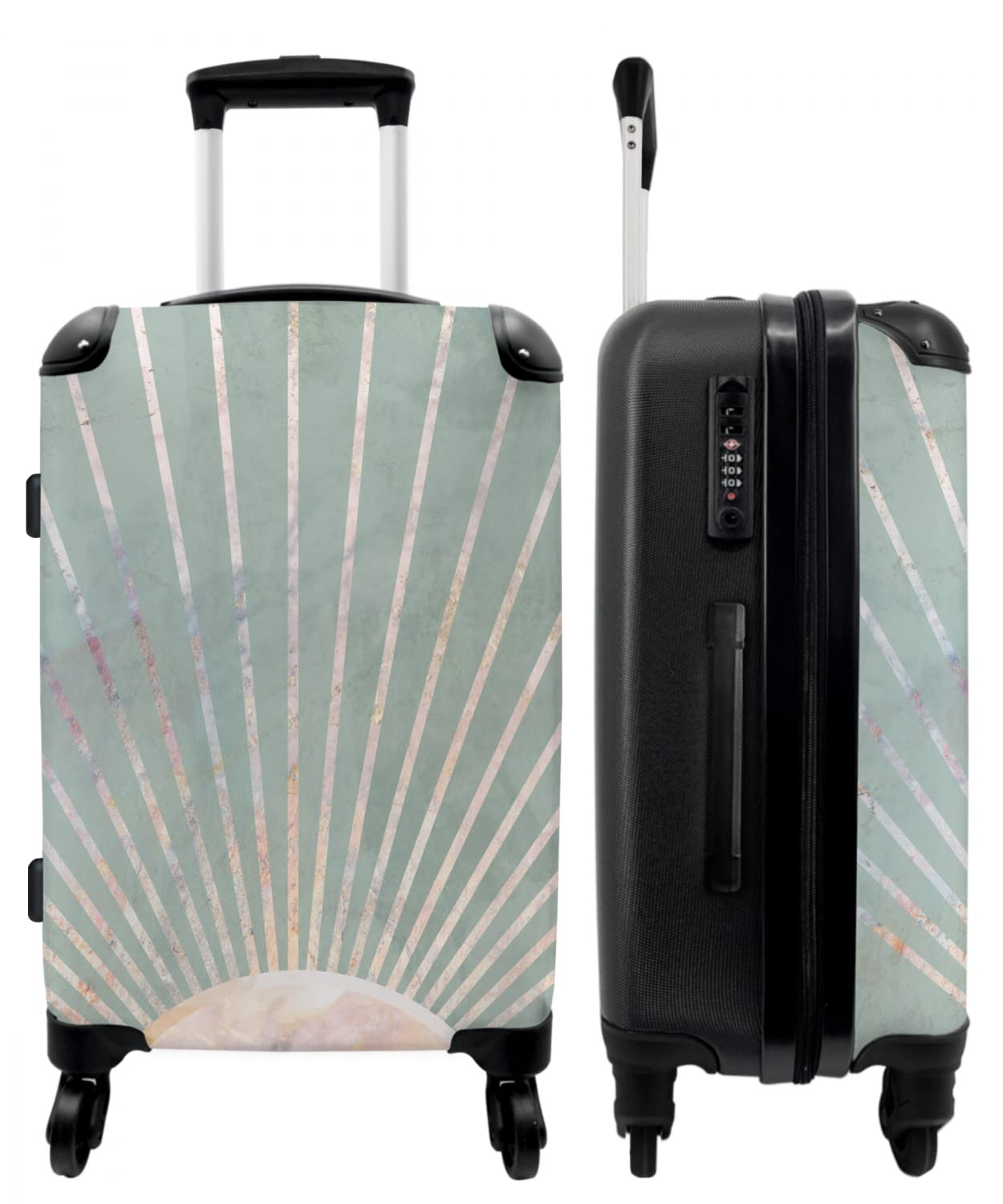 Grosser Trolley-Reisekoffer mit 4 Rollen (90 Liter)